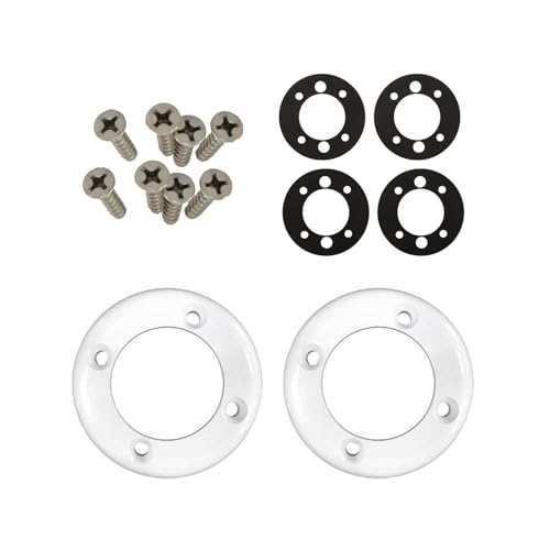 Vinyl-Rücklaufblenden und Dichtungen für Schwimmbecken, mit Schrauben-Set, SPX1408C, SPX1408B, kompatibel mit Hayward SP1408, SP1411, SP14071 von Congparts