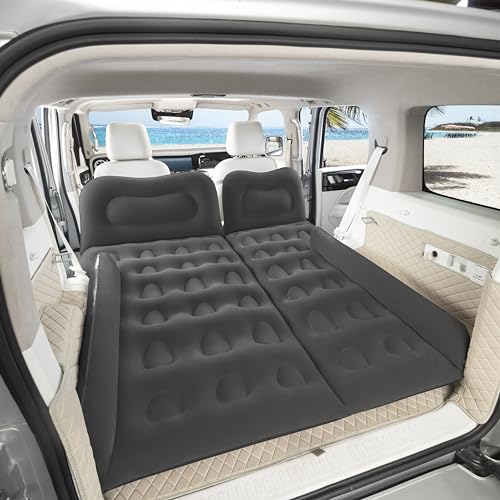 Conlia Aufblasbare Luftmatratze für SUV Auto - Rücksitz Isomatte für Erwachsene 2 Personen - Tragbare Reise Camping Matratze - Schwarz von Conlia