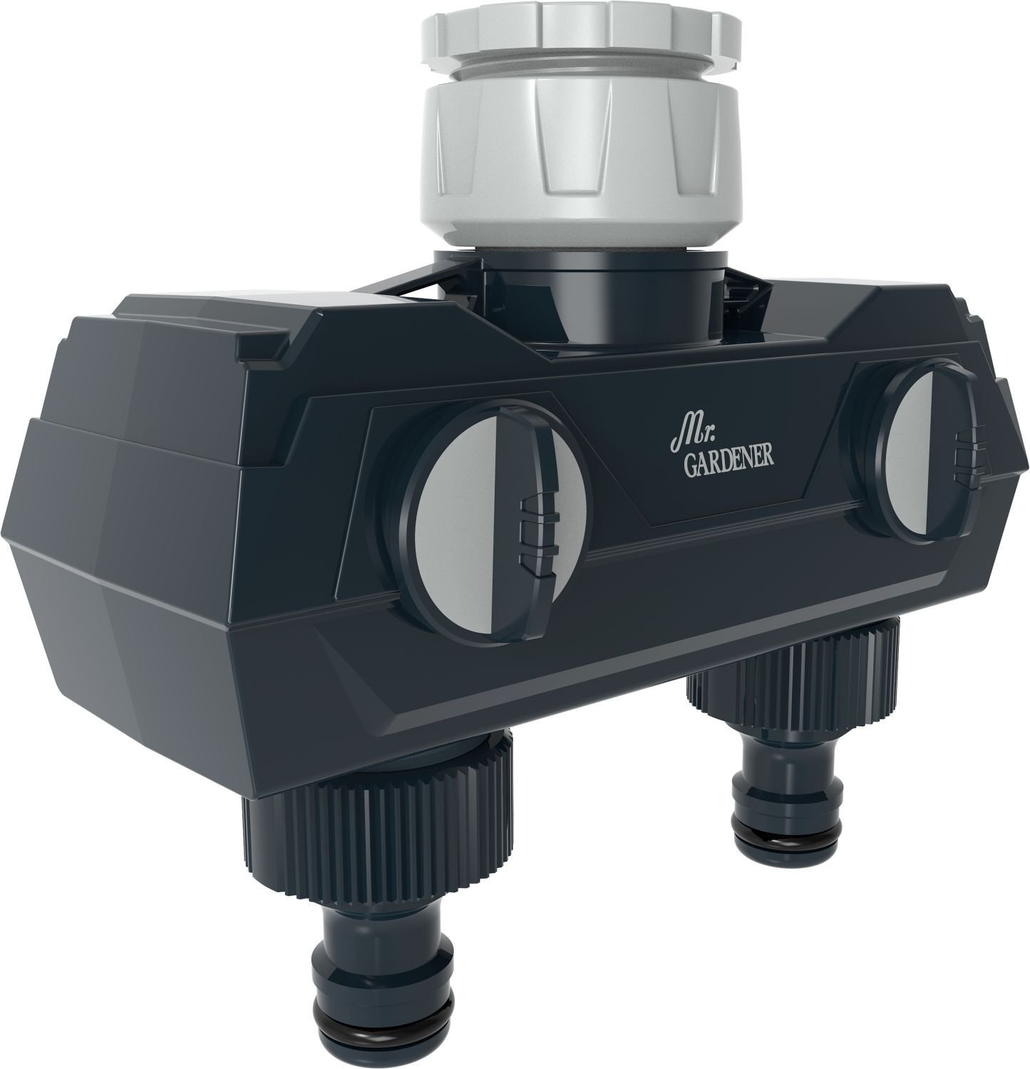 2-Wege-Verteiler 3/4 Z - 1 Z Kunststoff mit Softgrip von Conmetall - Celle