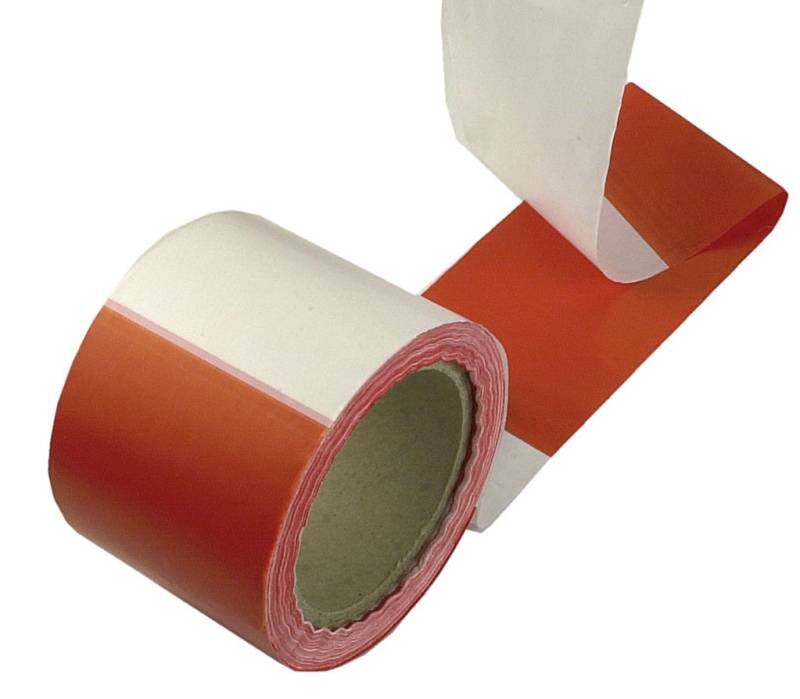 Absperrband 80mm 50m rot/weiß von Conmetall - Celle