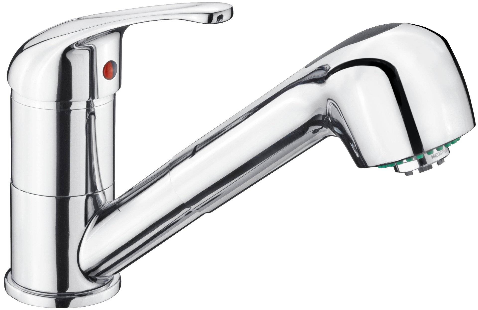 FABIO Spültisch-Einhebelmischer Niederdruck mit Brause, chrom von Conmetall - Celle