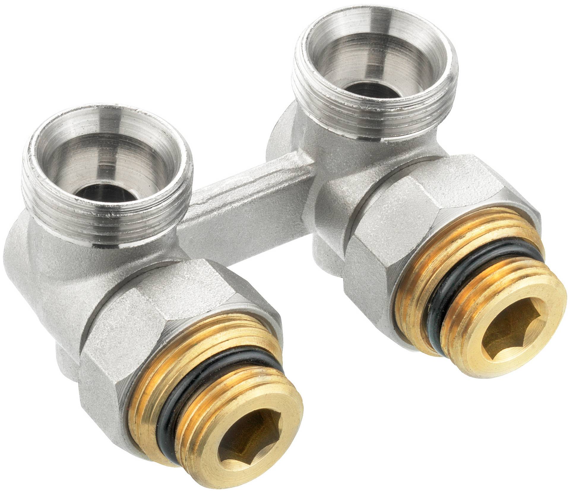 Hahnblock für Ventil-Heizkörper Eck Hahnblock für Ventil-Heizkörper Eck von Conmetall - Celle