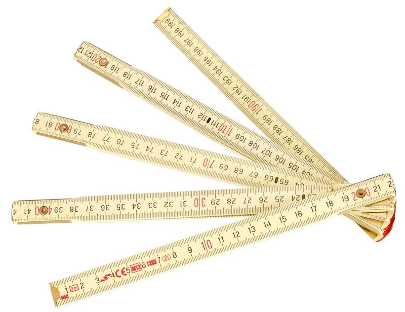 Holz-Gliedermaßstab 2m von Conmetall - Celle