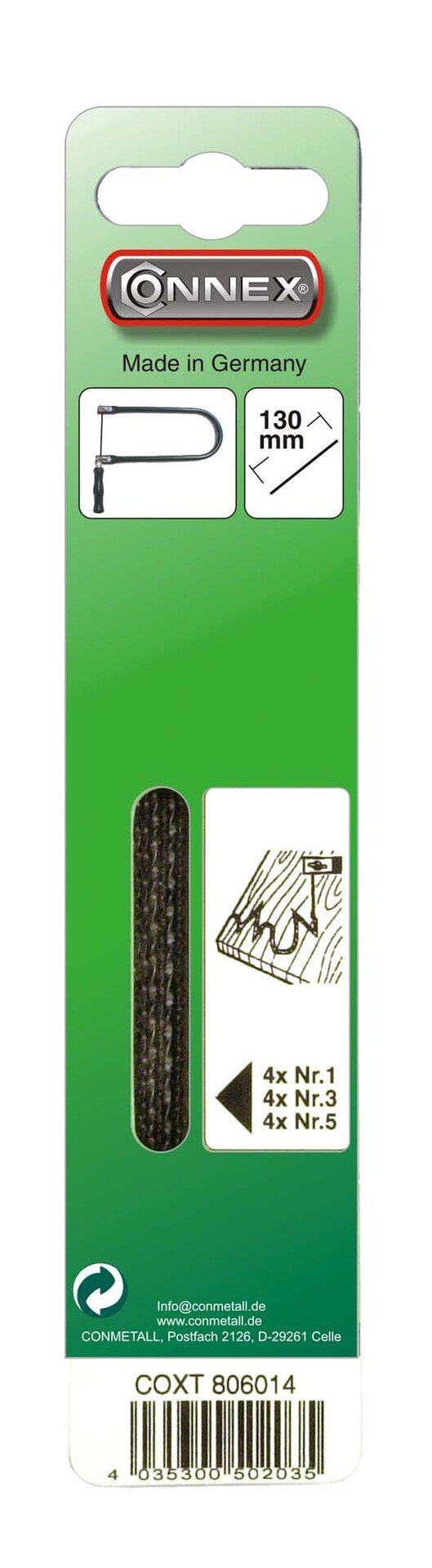 Laubsägeblatt für Holz Laubsägeblatt für Holz von Conmetall - Celle