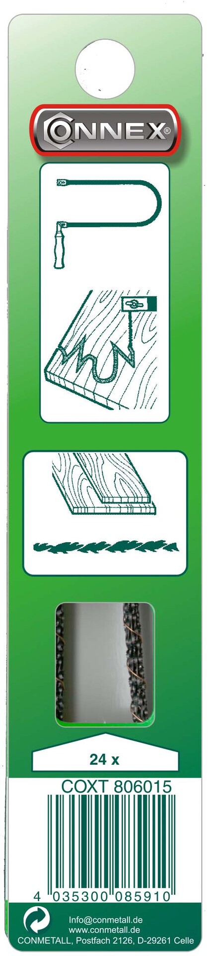 Laubsägeblatt für Holz Laubsägeblatt für Holz von Conmetall - Celle