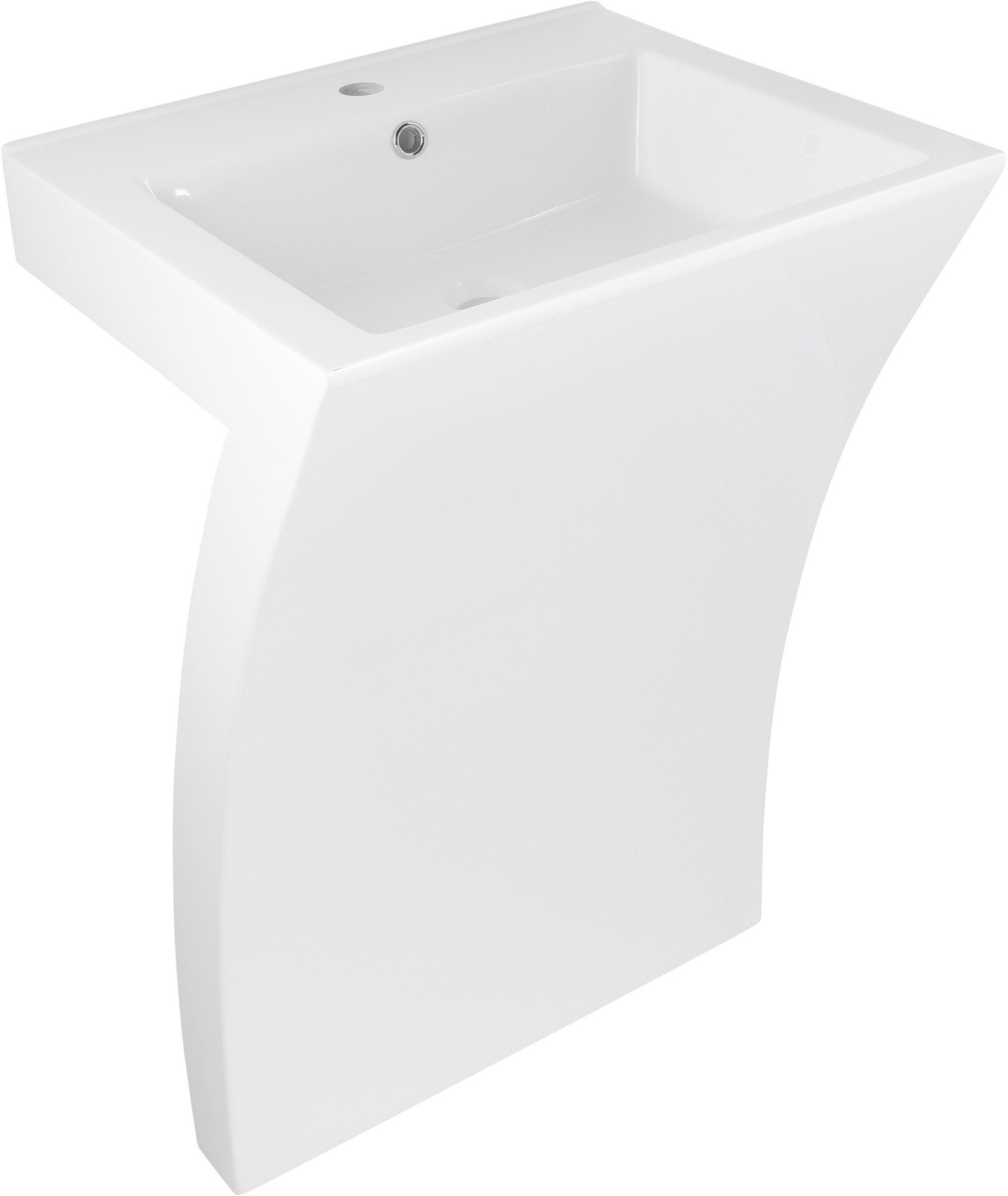 NEW WAVE SEVEN Waschtisch 56cm, weiß von Conmetall - Celle