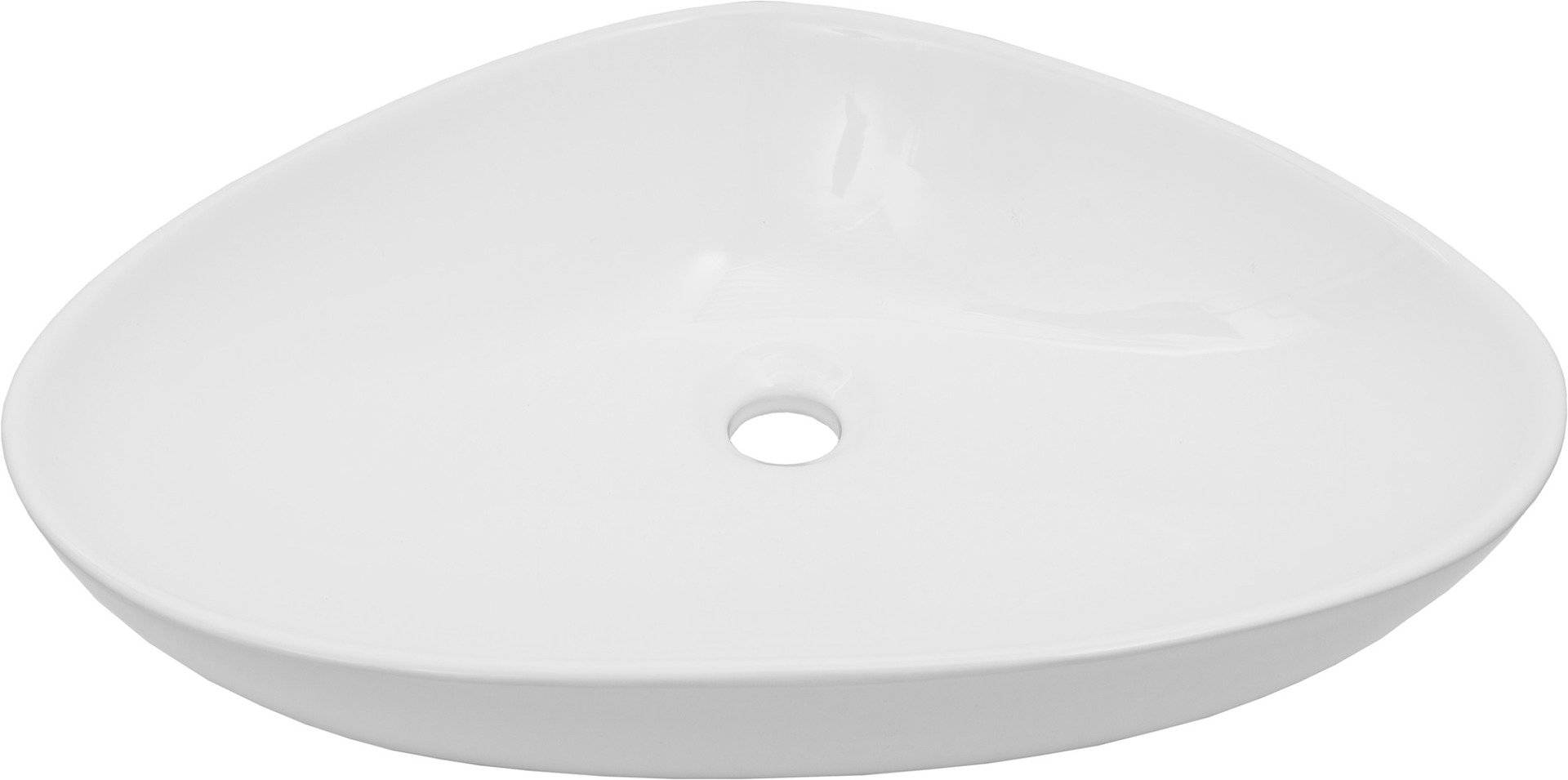 PONTE Aufsatzwaschtisch 59cm, weiß von Conmetall - Celle