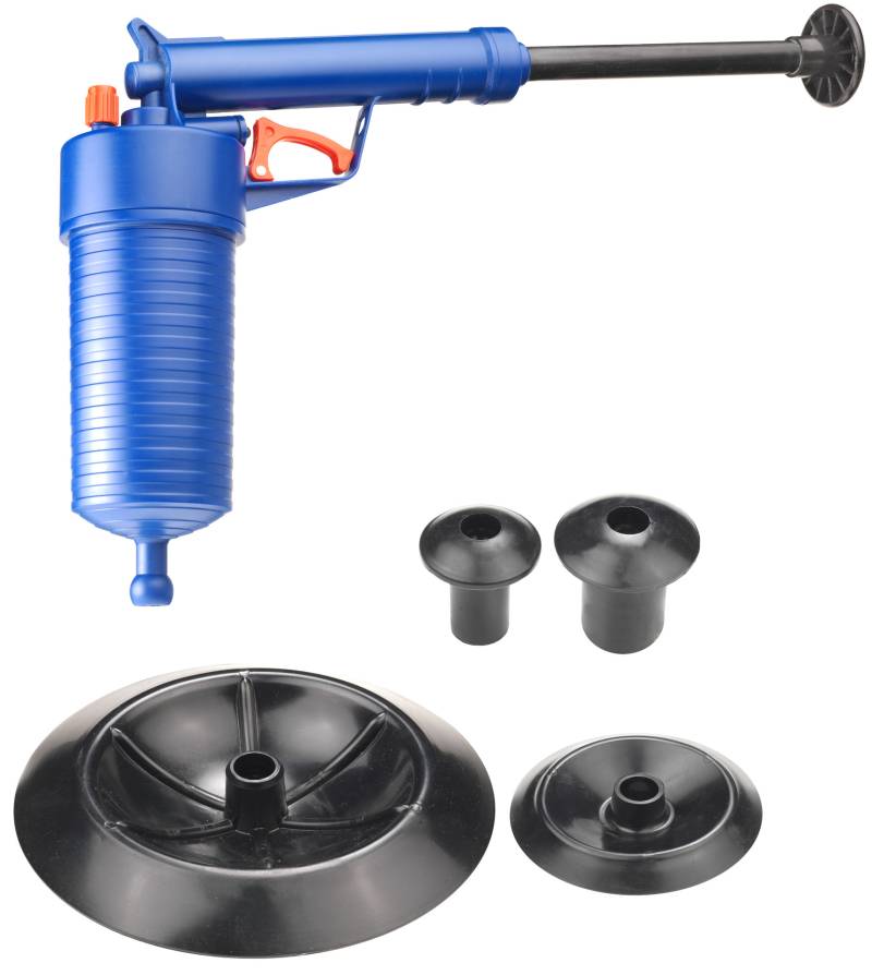 Rohrreinigungspistole mit 4 Aufsätzen von Conmetall - Celle