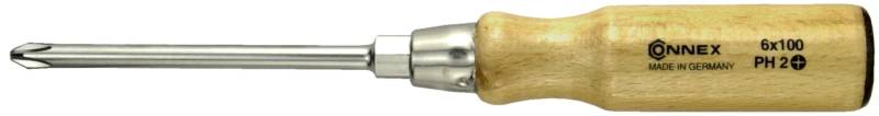Schraubendreher PH mit Holz-Griff von Conmetall - Celle