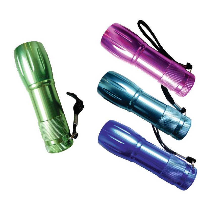 Taschenlampe 9 LED Alu eloxiert Taschenlampe 9 LED Alu eloxiert von Conmetall - Celle