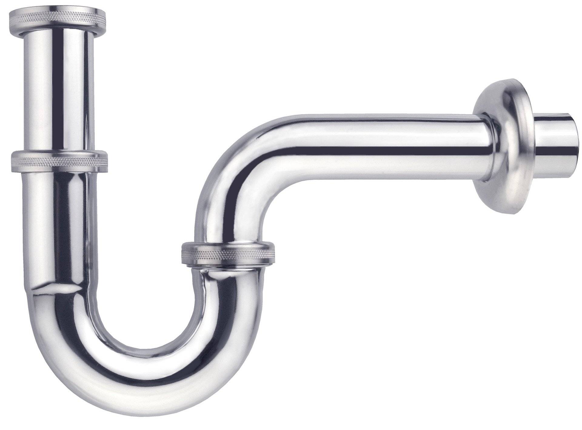 Waschtisch-Röhren-Geruchsverschluss 75mm verchr. 210 von Conmetall - Celle