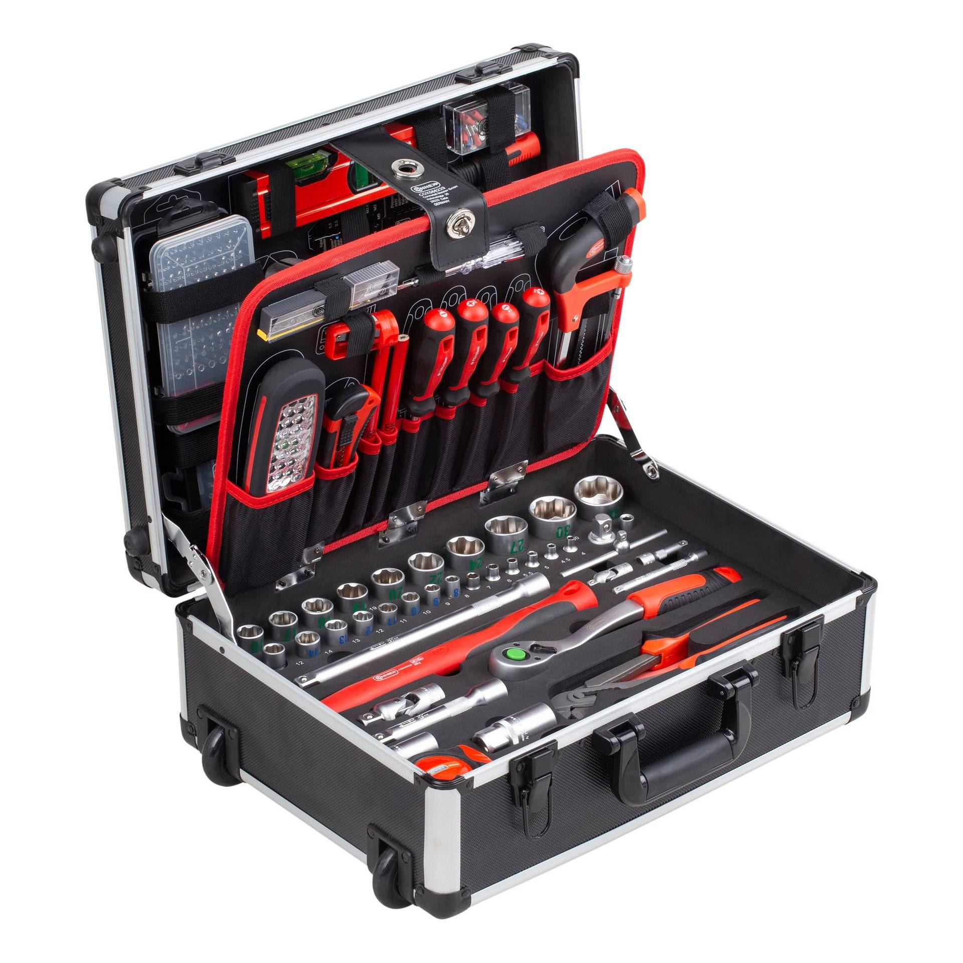 Werkzeugkoffer-Trolley 229-teilig Werkzeugkoffer-Trolley 229-teilig von Conmetall - Celle