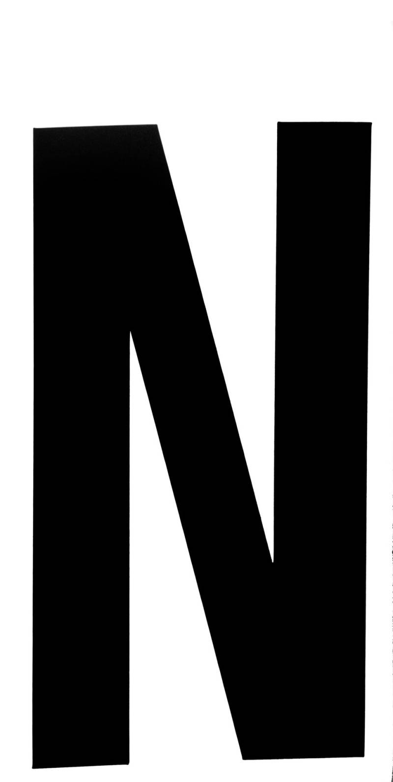 Klebefolien Lettern/Großbuchstaben schwarz von Conmetall - Wuppertal