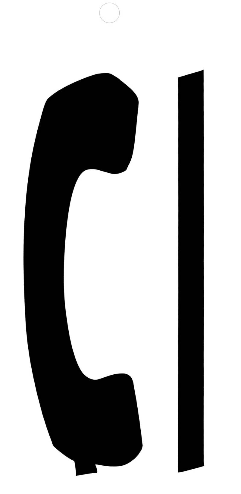 Klebesymbol 35mm schwarz Klebesymbol 35mm schwarz von Conmetall - Wuppertal