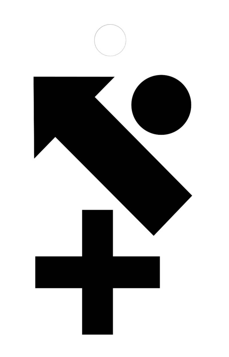 Klebesymbol 35mm schwarz Klebesymbol 35mm schwarz von Conmetall - Wuppertal