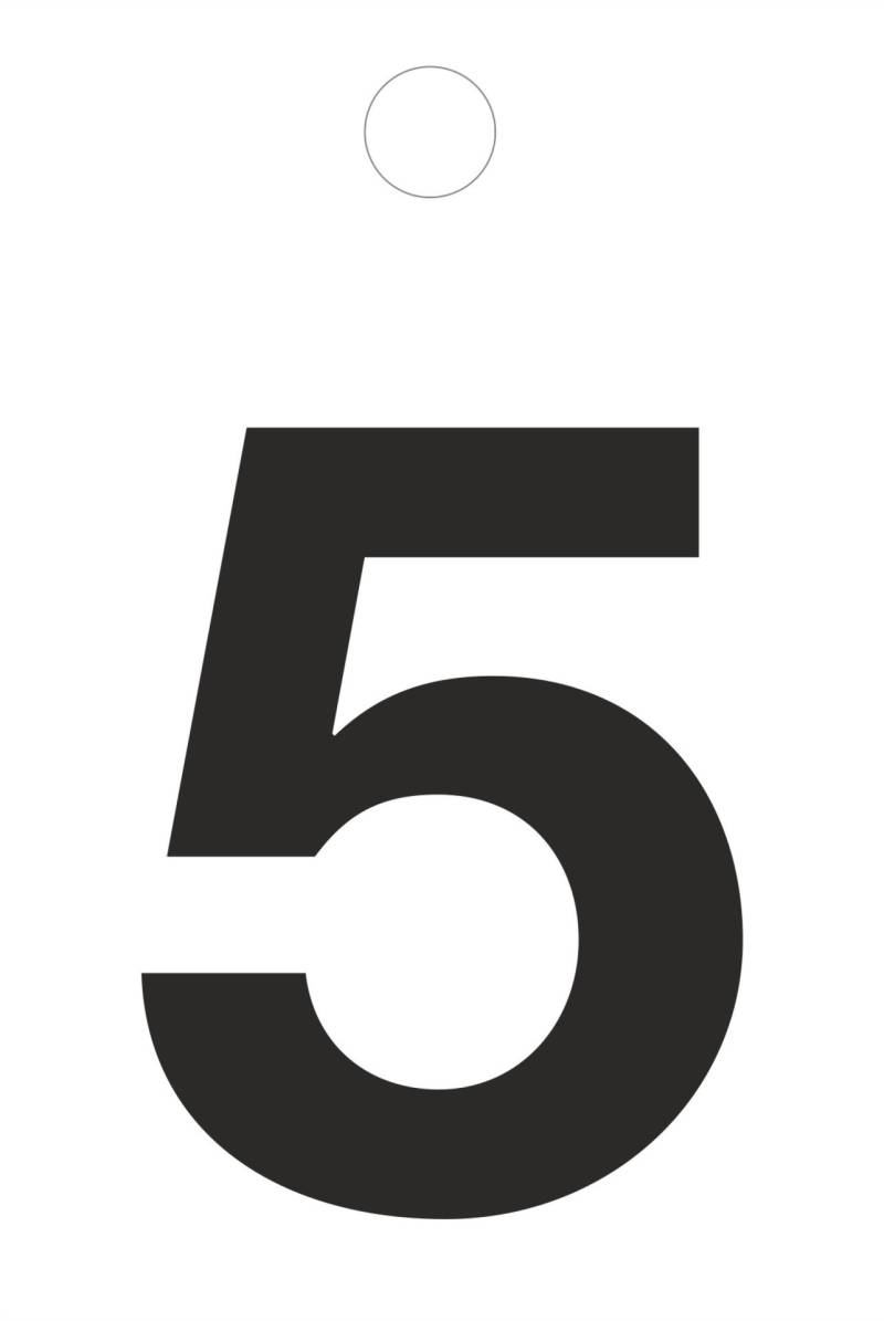 Klebeziffer 35mm schwarz Klebeziffer 35mm schwarz von Conmetall - Wuppertal