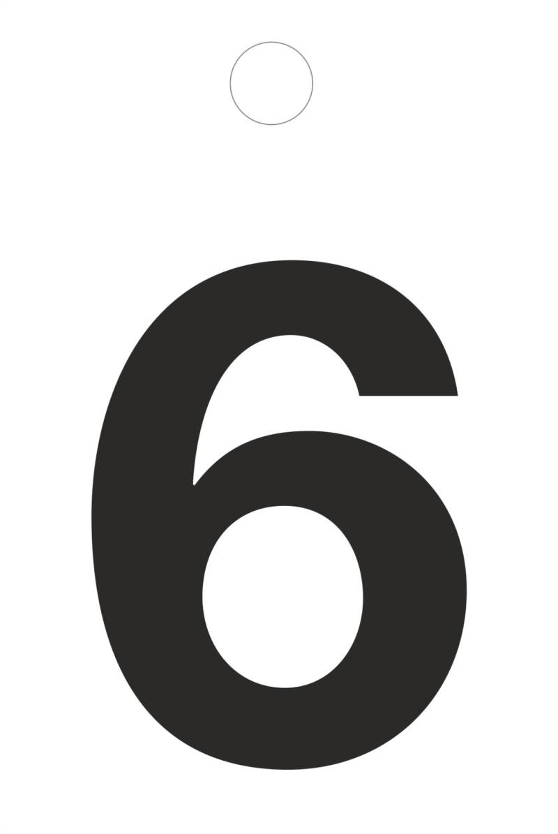 Klebeziffer 35mm schwarz Klebeziffer 35mm schwarz von Conmetall - Wuppertal