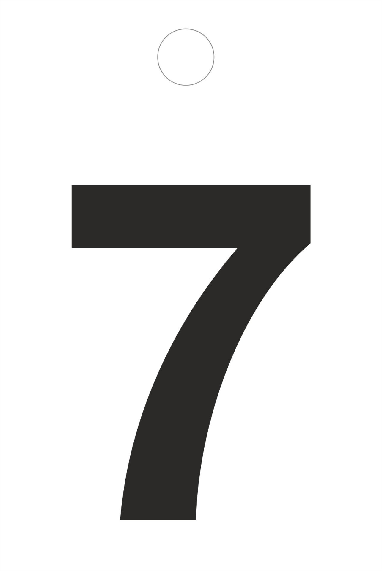 Klebeziffer 35mm schwarz Klebeziffer 35mm schwarz von Conmetall - Wuppertal