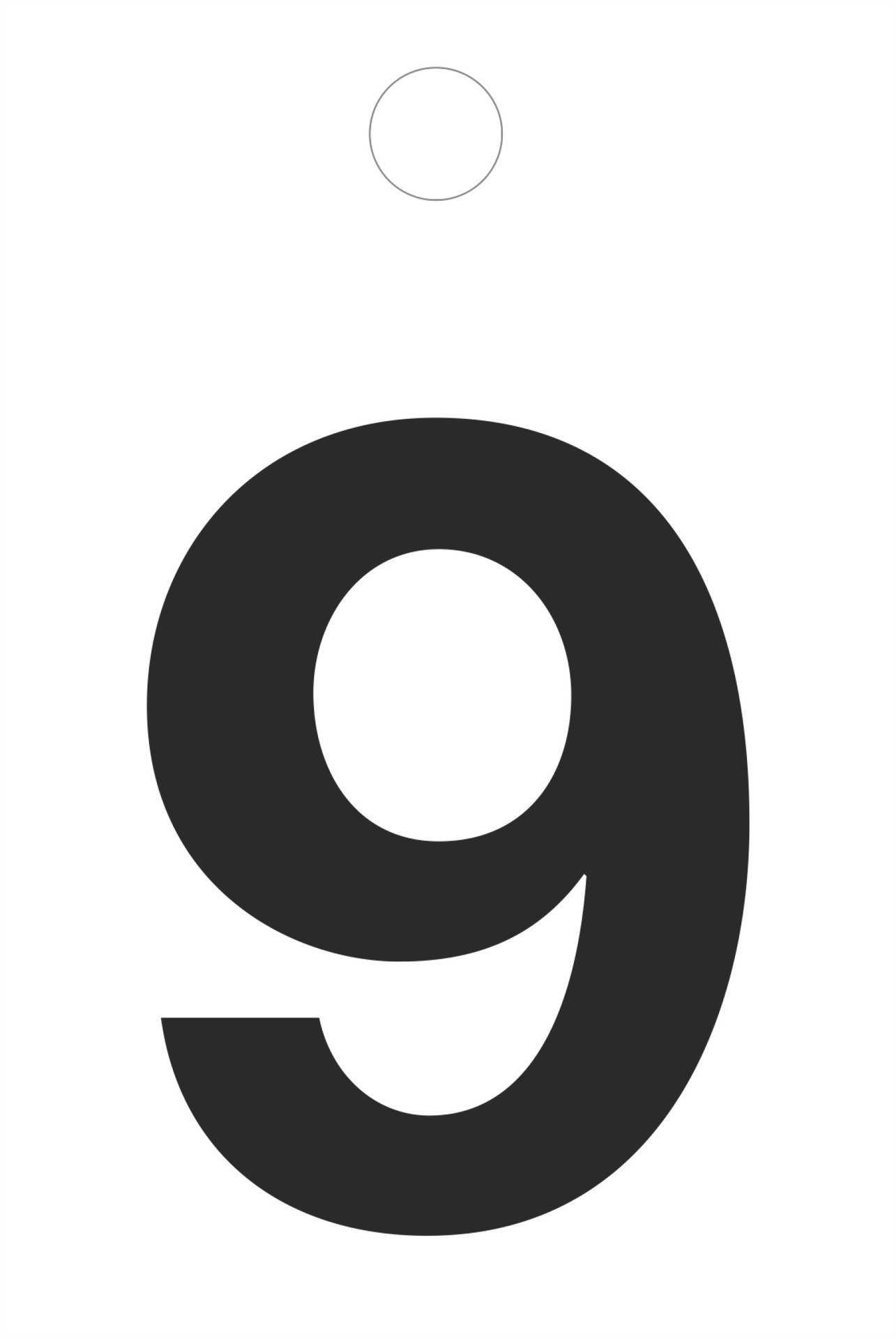 Klebeziffer 35mm schwarz Klebeziffer 35mm schwarz von Conmetall - Wuppertal