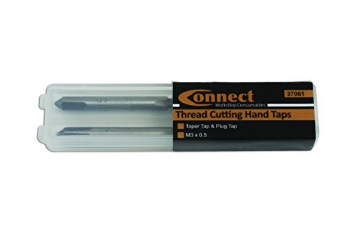 Connect Workshop Consumables 37061 M3 x 0.5 Taper und Stecker Tippen – Silber (2-teilig) von Connect
