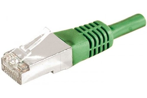 CONNECT 20 m Full Copper RJ45 Cat. 6 a F/UTP Patch Kordel – Grün von Connect