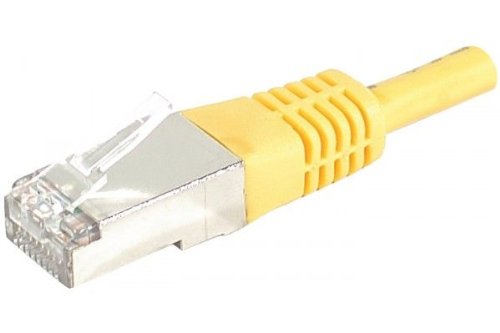 CONNECT 20 m Full Copper RJ45 Cat. 6 a S/FTP Patch Cord – Gelb von Connect