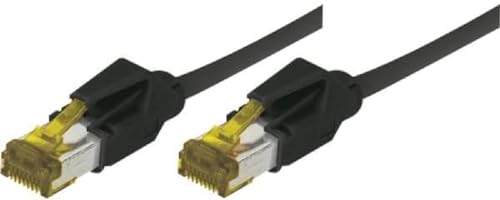 Connect 1,50 m Full Copper RJ45 S/FTP CAT 6 A, LSOH Snagless Patch-Kabel – Schwarz von Connect