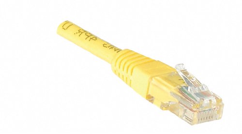 CONNECT 1 m Kupfer/Aluminium RJ45 Cat. 5e U/UTP Patch Schnur – Gelb von CONNECT