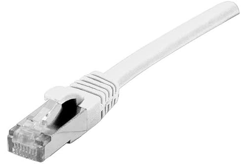 CONNECT 25 m Full Copper RJ45 Cat. 6 a F/UTP LSZH, snagless, Patch Cord – weiß von CONNECT