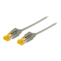 Connect 30 m Full Copper RJ45 S/FTP CAT 6 A, LSOH Patchkabel, Knickschutztülle, grau, von Connect