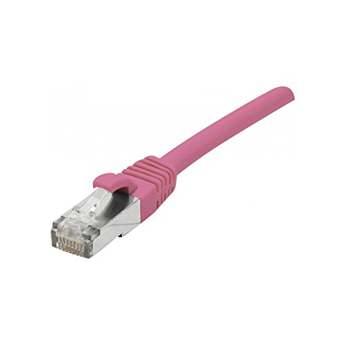 CONNECT 7,50 m Full Copper RJ45 Cat. 6 a S/FTP LSZH, snagless, Patch Cord – Pink von Connect
