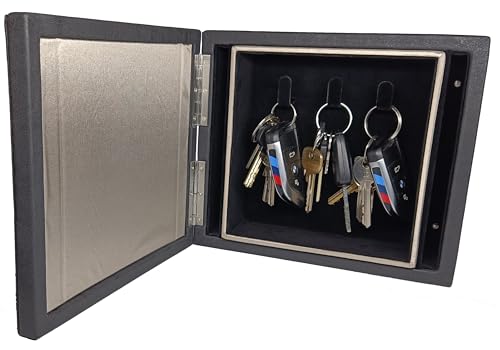Signalblockierbox für Autoschlüssel, Wandmontage, RFID-Signalblocker, Faraday-Gehäuse mit 3 Haken, CEG-110A von Connected Essentials Signalblockierbox für Autoschlüssel, Wandmontage, RFID-Signalblocker, Faraday-Gehäuse mit 3 Haken, CEG-110A von Connected Essentials von Connected Essentials
