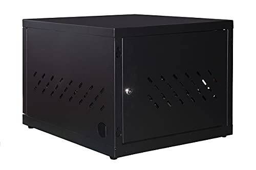 Connetto - Gehäuse für 16 Notebooks oder Tablets in Schwarz mit DREI Mehrfachsteckdosen mit 16 USB-Anschlüssen 5 Volt 3,4 A und 8 Ports 220 Volt Universal ita/schuko von Connetto