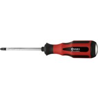 CONNEX Schraubendreher, Klingenlänge: 100 mm, Metall, PZ, 190g - rot von Connex
