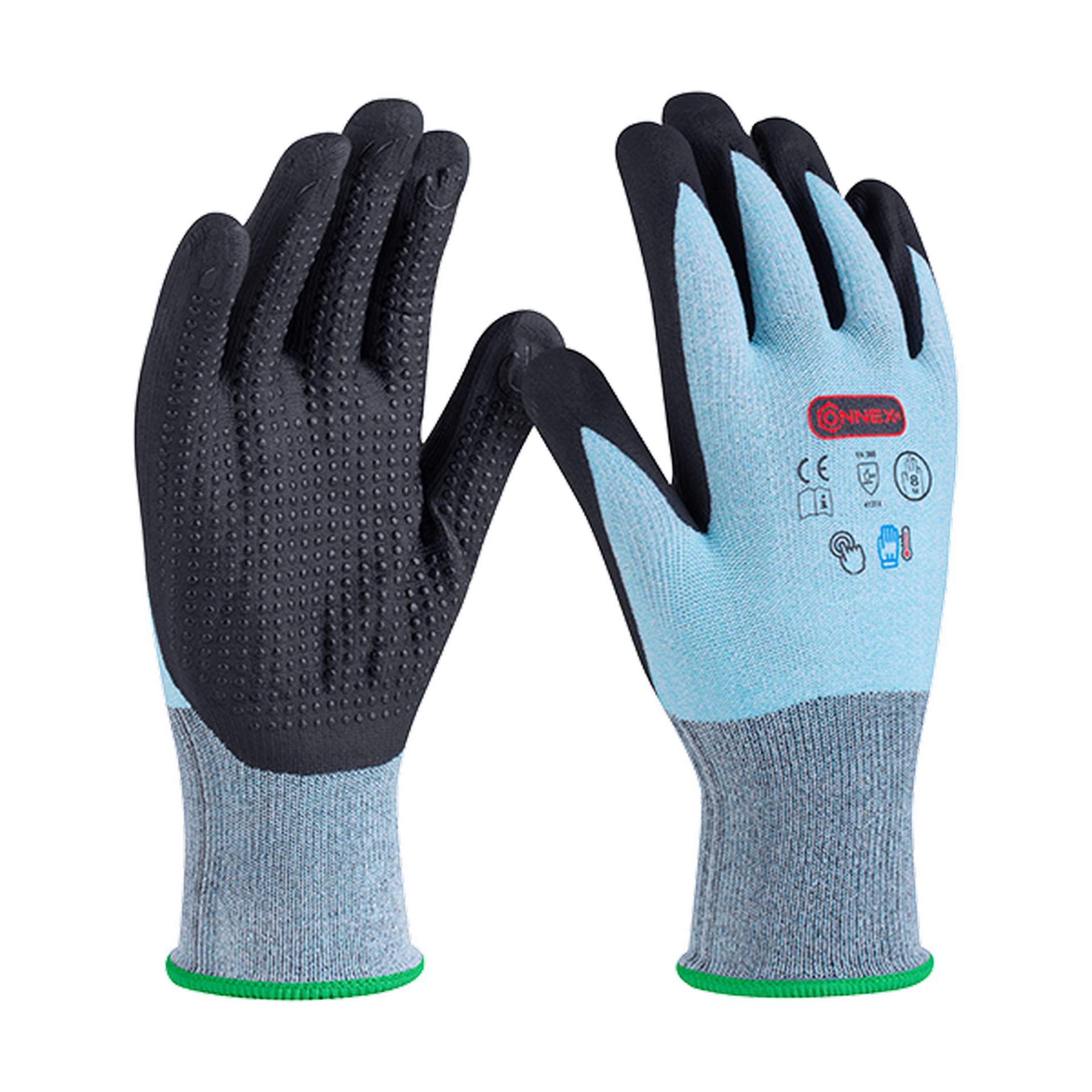 Connex Arbeitshandschuh 'Economic Comfort Cool&Touch' blau/weiß/schwarz Größe 8/M Connex Arbeitshandschuh 'Economic Comfort Cool&Touch' blau/weiß/schwarz Größe 8/M von Connex
