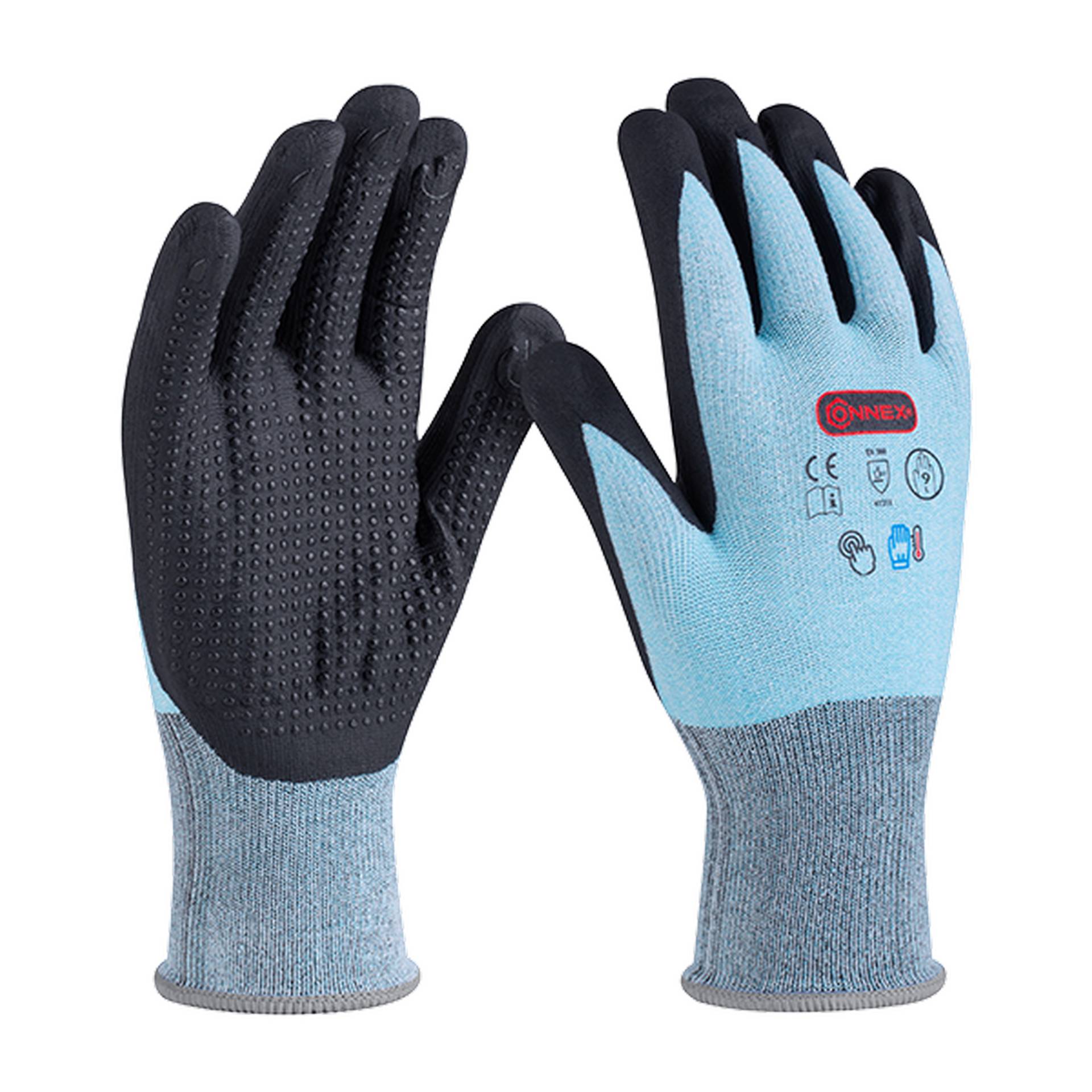 Connex Arbeitshandschuh 'Economic Comfort Cool&Touch' blau/weiß/schwarz Größe 9/L Connex Arbeitshandschuh 'Economic Comfort Cool&Touch' blau/weiß/schwarz Größe 9/L von Connex