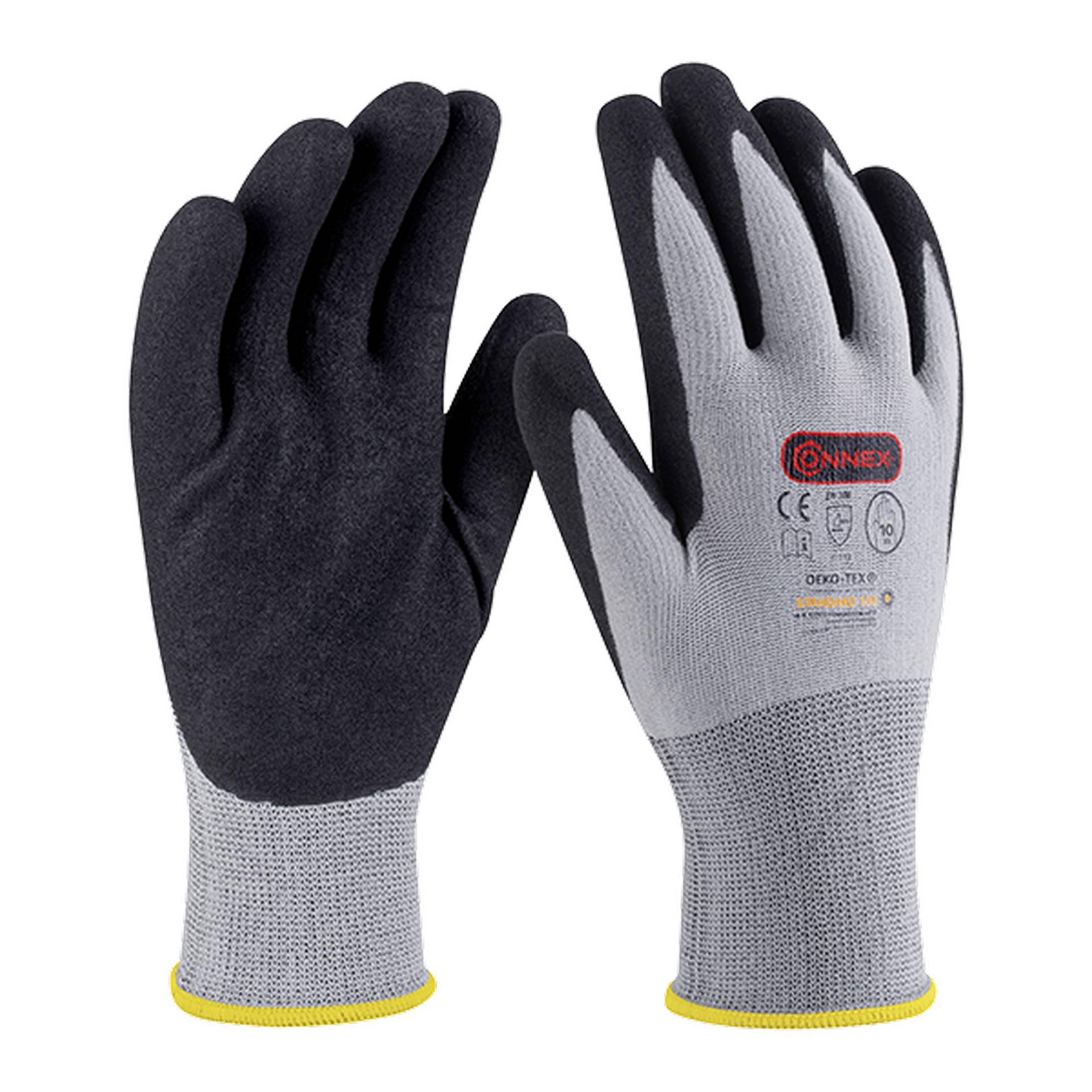 Connex Arbeitshandschuh 'Economic Universal' grau/schwarz Größe 10/XL Connex Arbeitshandschuh 'Economic Universal' grau/schwarz Größe 10/XL von Connex