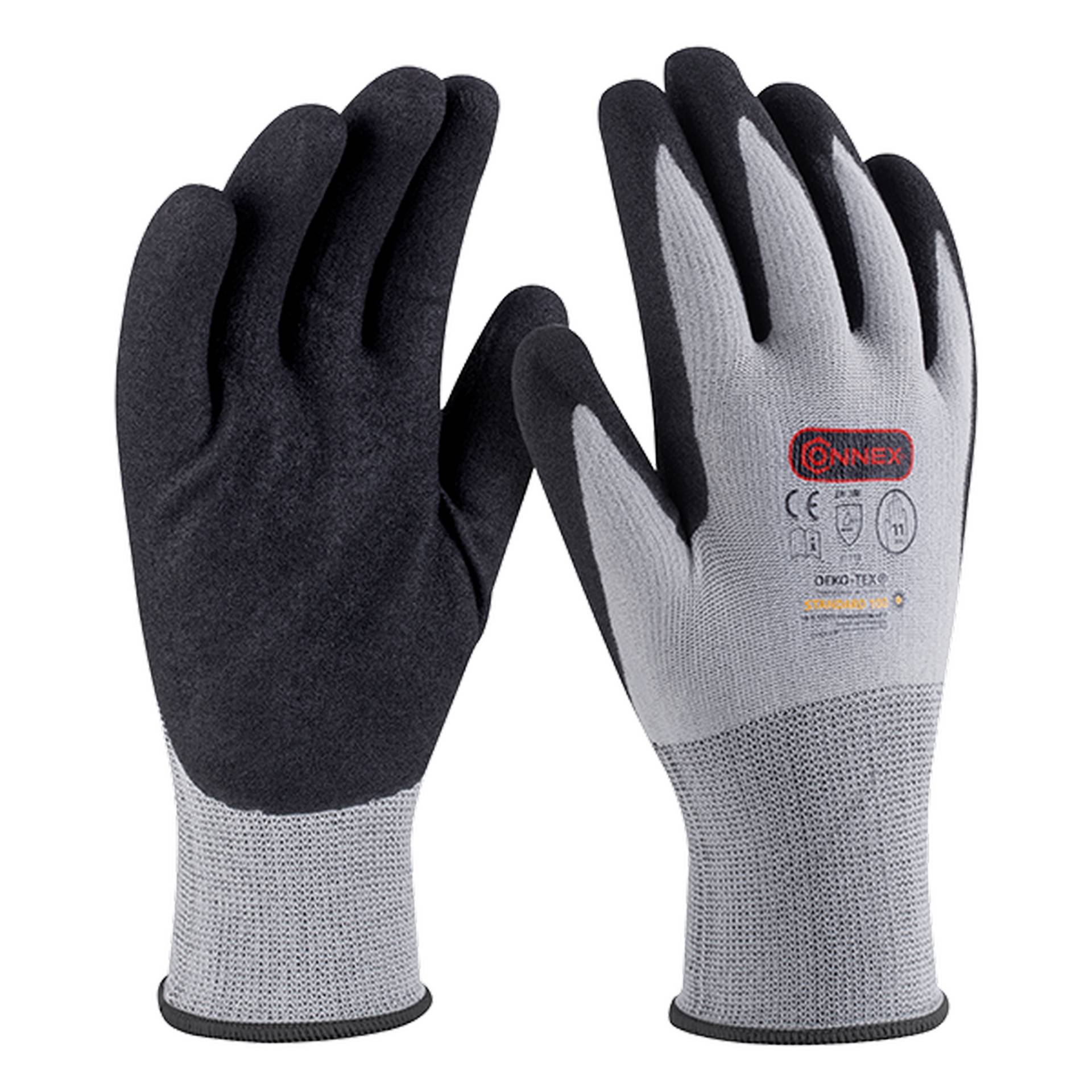 Connex Arbeitshandschuh 'Economic Universal' grau/schwarz Größe 11/XXL Connex Arbeitshandschuh 'Economic Universal' grau/schwarz Größe 11/XXL von Connex