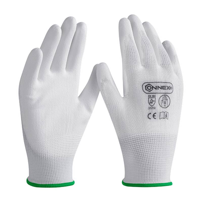 Connex Arbeitshandschuh 'Economic White' weiß Größe 8/M von Connex