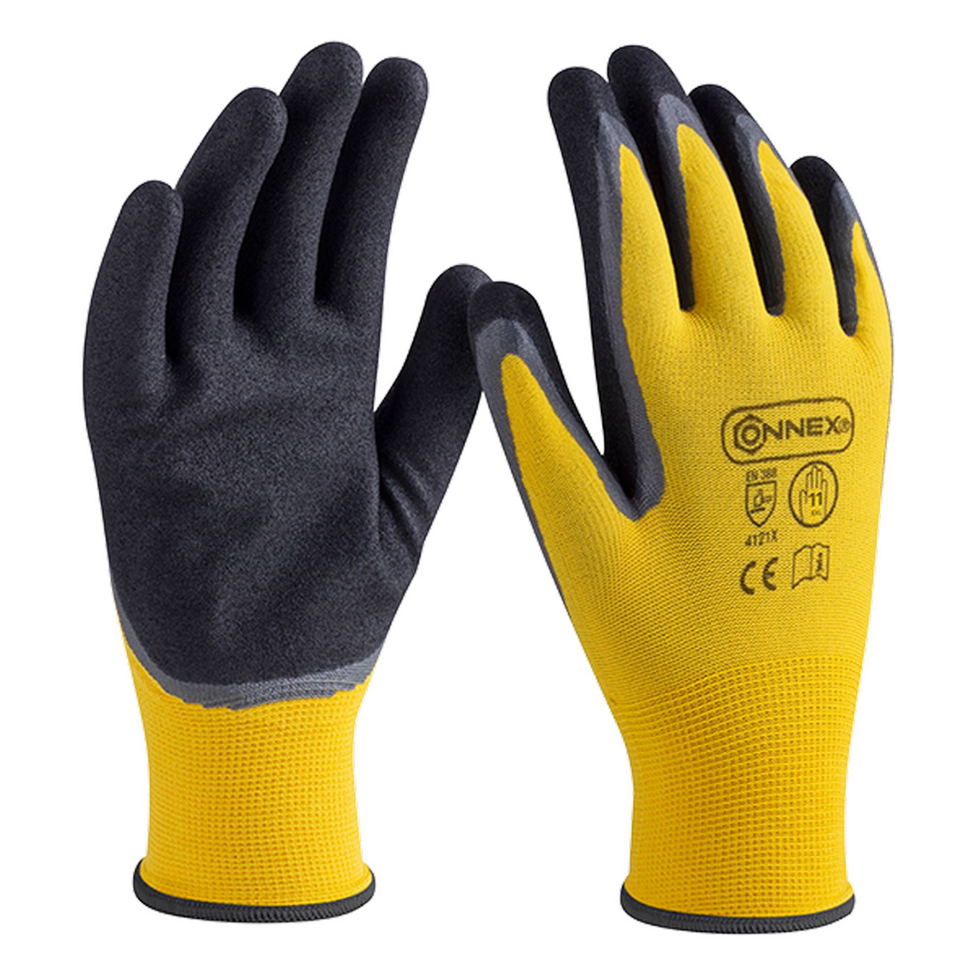 Connex Arbeitshandschuh 'Outdoor Best Grip' gelb/grau/schwarz Größe 11/XXL Connex Arbeitshandschuh 'Outdoor Best Grip' gelb/grau/schwarz Größe 11/XXL von Connex