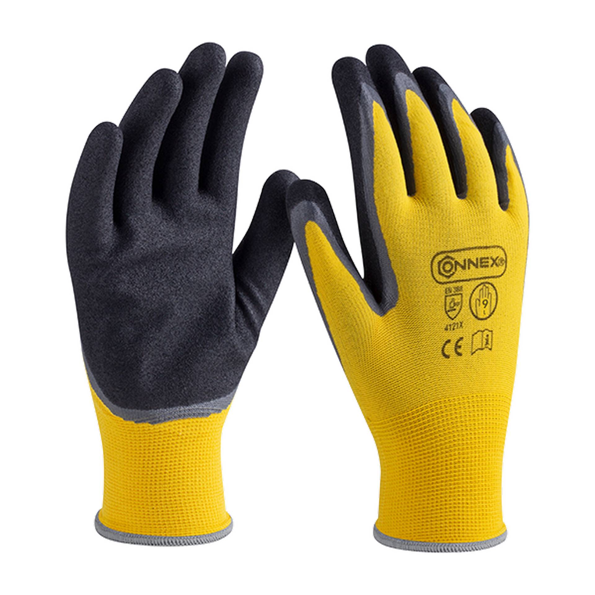 Connex Arbeitshandschuh 'Outdoor Best Grip' gelb/grau/schwarz Größe 9/L Connex Arbeitshandschuh 'Outdoor Best Grip' gelb/grau/schwarz Größe 9/L von Connex