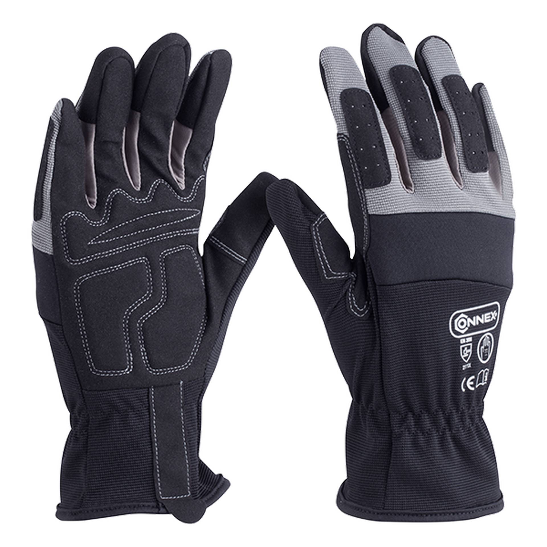 Connex Arbeitshandschuh 'Outdoor Construction Pro' grau/schwarz Größe 11/XXL Connex Arbeitshandschuh 'Outdoor Construction Pro' grau/schwarz Größe 11/XXL von Connex