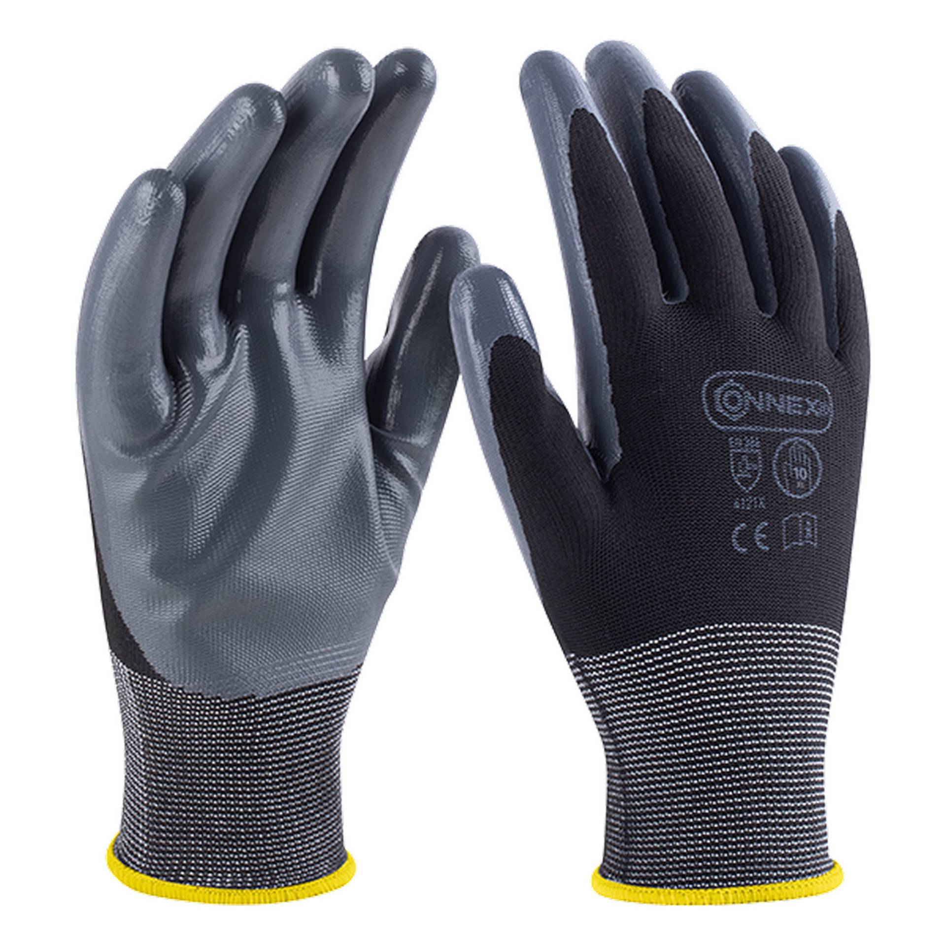Connex Arbeitshandschuh 'Pro Liquid Flex' schwarz/grau Größe 10/XL Connex Arbeitshandschuh 'Pro Liquid Flex' schwarz/grau Größe 10/XL von Connex