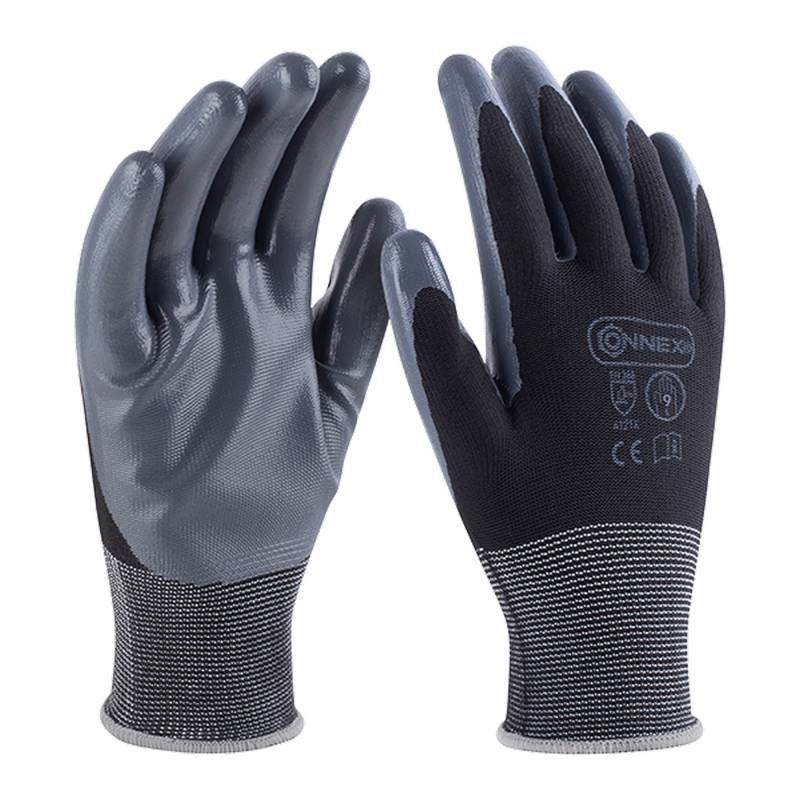 Connex Arbeitshandschuh 'Pro Liquid Flex' schwarz/grau Größe 9/L von Connex