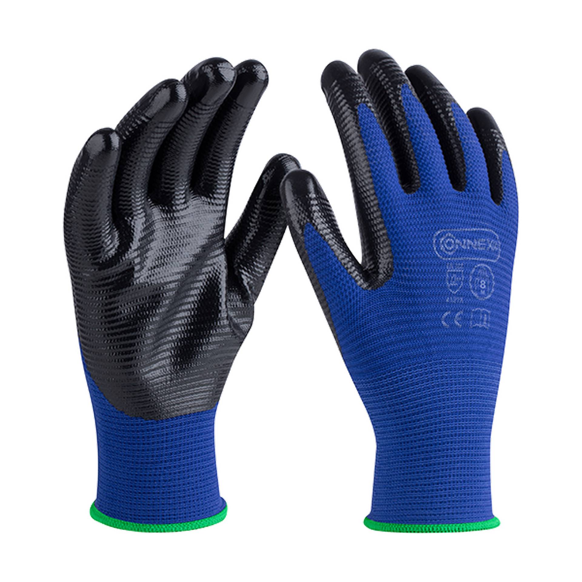 Connex Arbeitshandschuh 'Pro Liquid Grip' blau/schwarz Größe 8/M Connex Arbeitshandschuh 'Pro Liquid Grip' blau/schwarz Größe 8/M von Connex