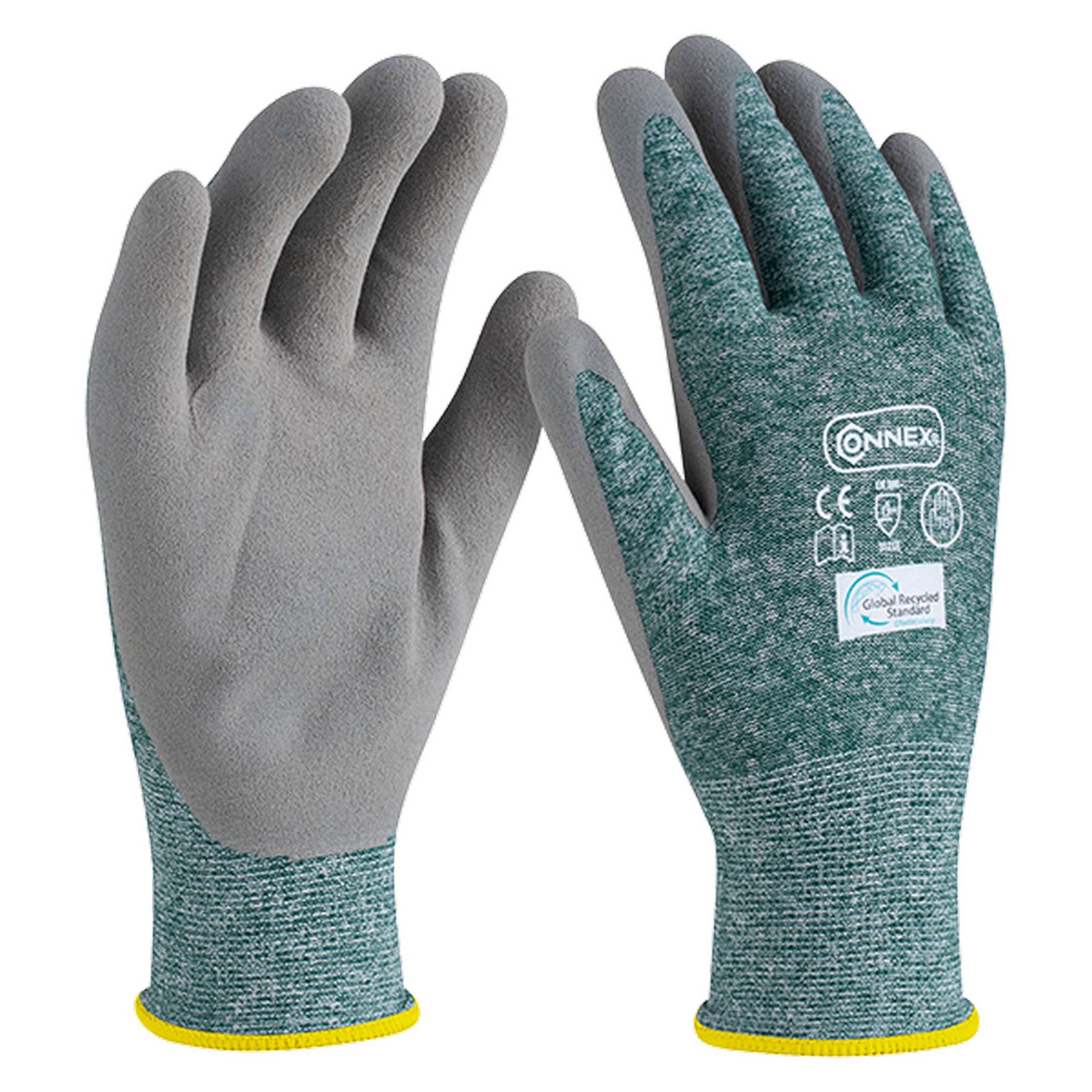 Connex Arbeitshandschuh 'Recycled Outdoor' grün/weiß/grau Größe 10/XL Connex Arbeitshandschuh 'Recycled Outdoor' grün/weiß/grau Größe 10/XL von Connex