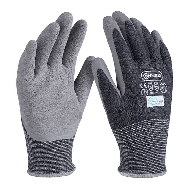 Connex Arbeitshandschuh 'Recycled Thermo' schwarz/weiß/grau Größe 10/XL von Connex