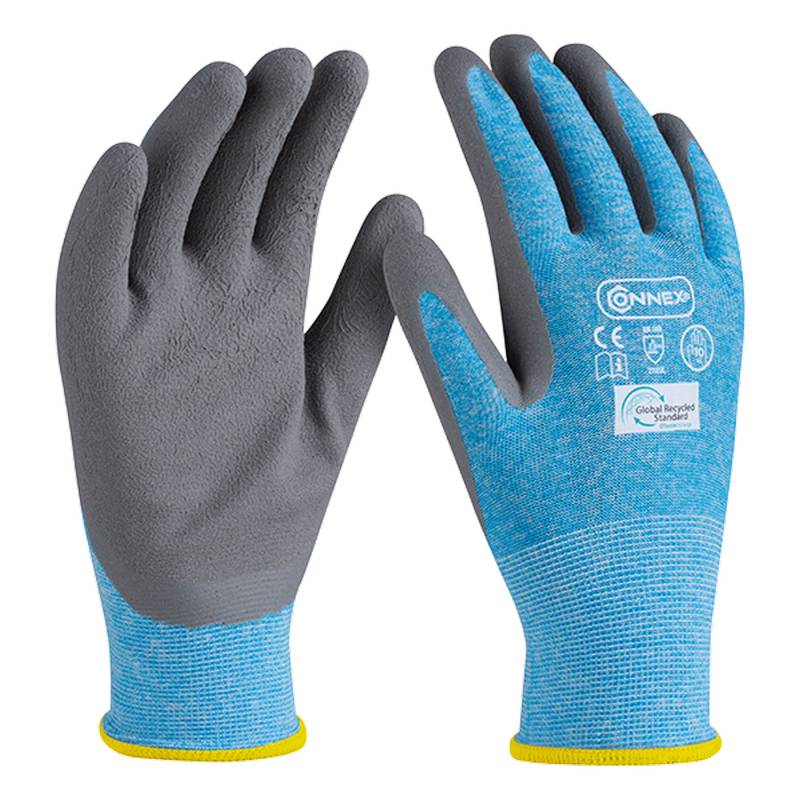 Connex Arbeitshandschuh 'Recycled Universal' blau/grau Größe 10/XL von Connex
