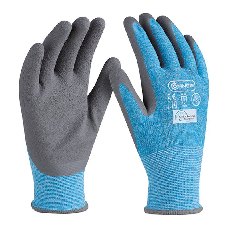 Connex Arbeitshandschuh 'Recycled Universal' blau/grau Größe 9/L von Connex