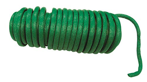 Meister Baumanbinder 10 m - Flexibler & biegsamer Gartendraht - Mit pflanzenschonendem Gummiüberzug - Frei zuschneidbar - Grün - Aus Polyethylen / Bindedraht / Baumbinder mit Drahtkern / FLOR78735 von Meister